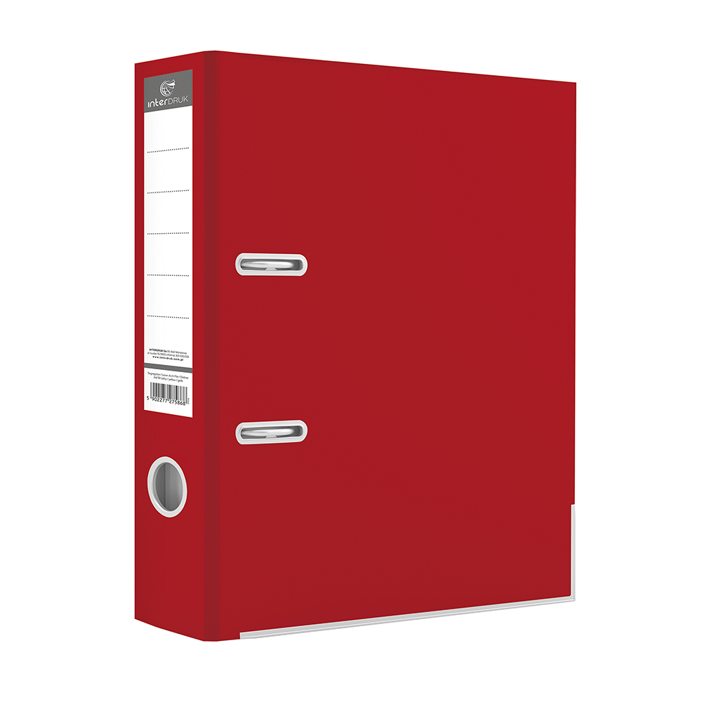 Segregator A4/50 dźwignia mat bordo Interdruk